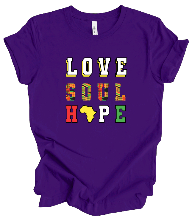Love, Soul, Hope - Purple